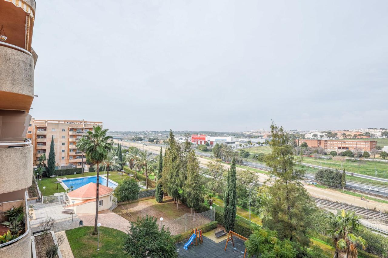 Sensacional Apt 2 Hab 2 Banos 4 Pax Aljarafe Metro San Juan de Aznalfarache Esterno foto
