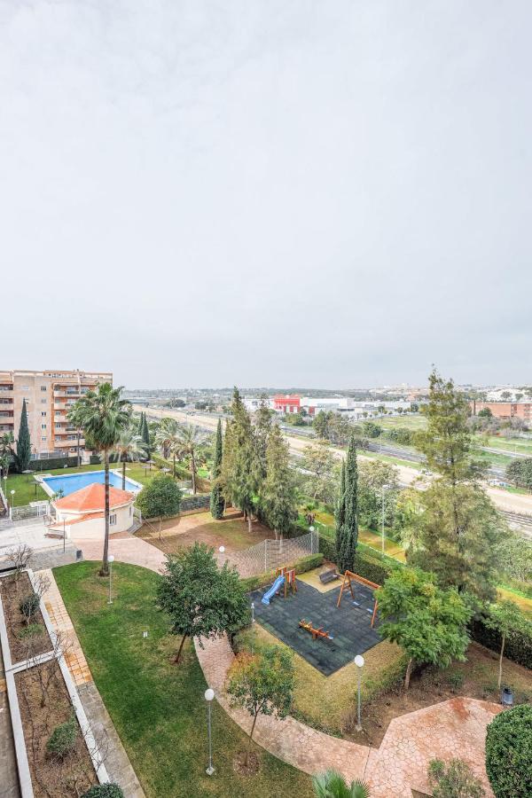 Sensacional Apt 2 Hab 2 Banos 4 Pax Aljarafe Metro San Juan de Aznalfarache Esterno foto